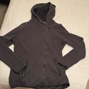 Women’s size large athletic jacket with super fuzzy and warm inside